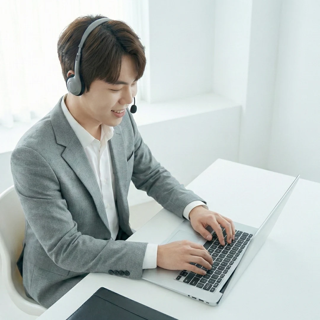 국민카드깡 앱 화면 표기를 안내하는 상담 창구